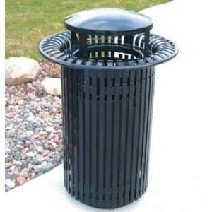  Upscale Steel Trash Receptacle