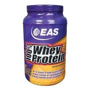  EAS 100% Whey Protein Vanilla 2lb Supports Muscle Recovery 