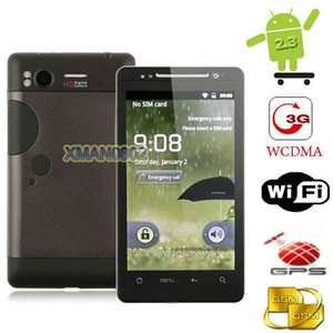   Screen MTK6573 Android 2.3 Cell Phone WCDMA 3G+GSM Dual Sim S820