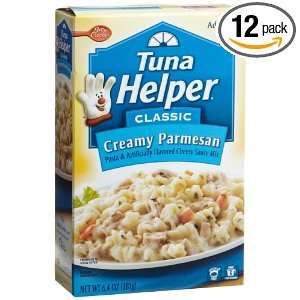 Tuna Helper Creamy Parmesan, 6.4 Ounce Boxes (Pack of 12)  