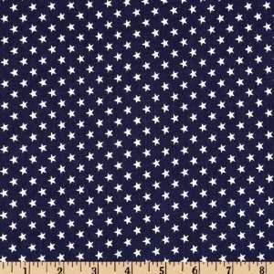  44 Wide Patriotic Collection Small Stars Blue/White 
