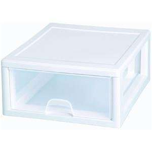  Sterilite 23018006 16 Quart Stacking Drawer, Clear (6 Pack 