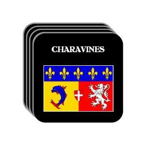  Rhone Alpes   CHARAVINES Set of 4 Mini Mousepad Coasters 