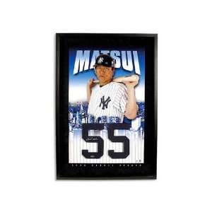  Hideki Matsui New York Yankees   Skyline   Autographed 
