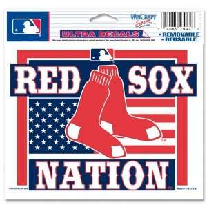  Boston Red Sox Ultra Decal 5 x 6 Red Sox Nation Sports 