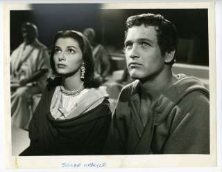 Photo~Paul Newman/Pier Angeli~The Silver Chalice (1956)  