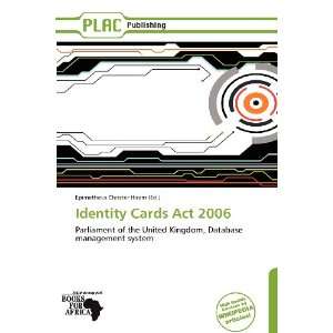   Cards Act 2006 (9786135650990) Epimetheus Christer Hiram Books