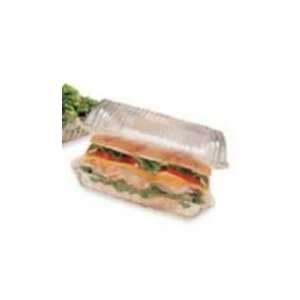  10 x 5 x 3 Clear Hoagie Hinged Container 200 CT