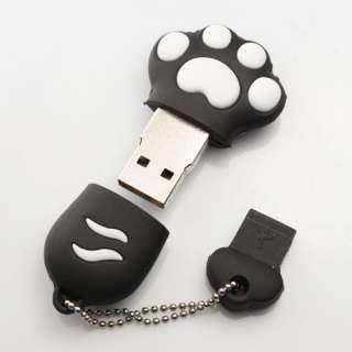 Rubber Dog Footprint 4GB/8GB/16GB USB Flash Pen/Stick/Thumb Drive 