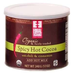 Equal Exchange Spicy Hot Cocoa, 12 oz Cans, 2 Pack  