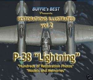 WW2 USAAF P 38 Lightning Restoration CD   BUFFIES BEST  