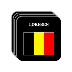 Belgium   LOKEREN Set of 4 Mini Mousepad Coasters