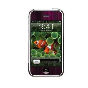   Skin for iPhone 1G   Hyper Speed Purple Cell Phones & Accessories