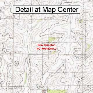  USGS Topographic Quadrangle Map   New Hampton, Missouri 