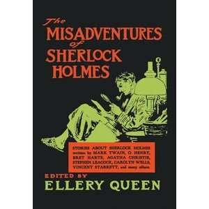 Misadventures of Sherlock Holmes (book cover)   16x24 Giclee Fine Art 