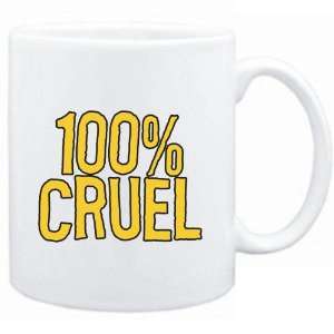  Mug White  100% cruel  Adjetives