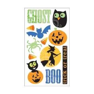   Halloween Stickers Ghost Hoot; 6 Items/Order Arts, Crafts & Sewing