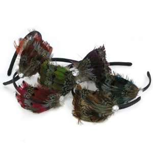  Feather Headbands Dozen Special Wholesale Headband with Feathers 