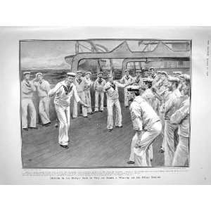   1908 DIABOLO NAVY SAILORS WAR SHIP CASANA KING AFRICA
