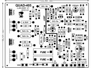 QUAD405 Stereo Audio Power Amplifier Board Assembled  