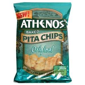 Athenos, Pita Chip Original, 6 Ounce (12 Pack)  Grocery 