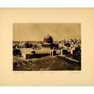  1920 Jerusalem Temple Mount Dome Rock Lehnert Landrock 