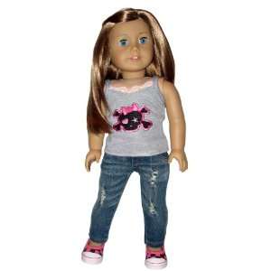   Skinny Jenas. Doll Clothes Fit 18 American Girl Doll. Toys & Games