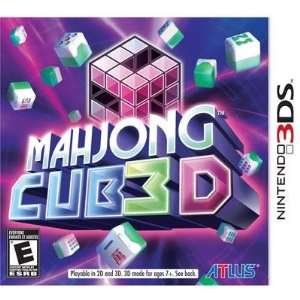  Atlus USA Mahjong Cub3D 3DS 