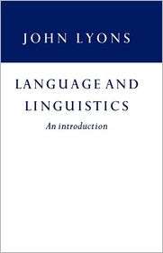   and Linguistics, (0521297753), John Lyons, Textbooks   