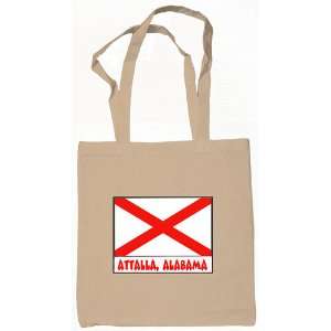  Attalla Alabama Souvenir Tote Bag Natural 