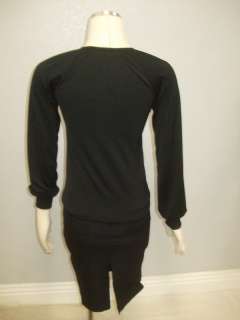 Bags Anthropologie Black Long Sleeve Tunic Blouse S  