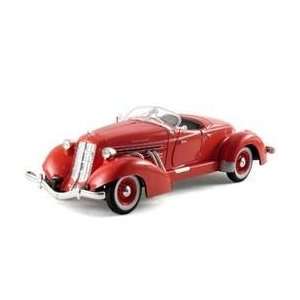  1935 Auburn Speedster Coral Diecast Model Car 1/32 Toys 