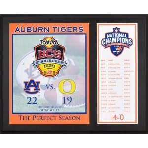  Auburn Tigers 2010 National Football Champions Plaque 