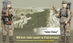 Dragon WWII German WH Anti tank Loader Alder Fisher 1/6  