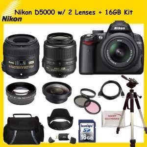 with Nikon 18 55mm f/3.5 5.6G VR AF S DX Nikkor Lens & Nikon 40mm f/2 