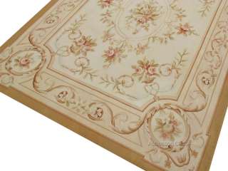 TAPIS de AUBUSSON MAIN 400x300CM ~ Antiquaires Français Pastels FREE 