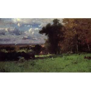     George Inness   24 x 14 inches   A Breezy Autumn