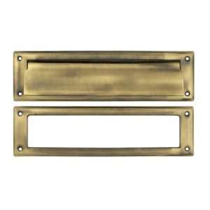  Deltana MS211 US5 Antique Brass Solid Brass Mail Slot 