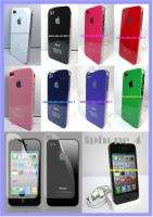 Iphone 4 4G Starter Kit Case Cover Charging Cradle Dock Cable Sceen 
