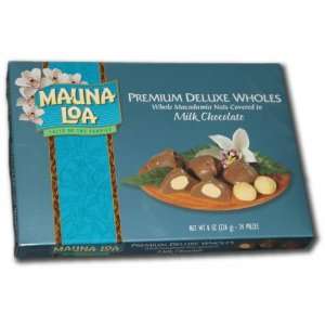 Mauna Loa Premium Deluxe Whole Macadamia   Milk Chocolate  