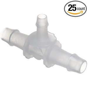  Value Plastics T070/055 6 Tee Reduction Tube Fitting with 