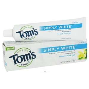  Toms of Maine, Simply White Natural Fluoride Toothpaste 