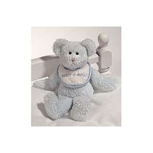   Boyds Blublue Plush Blue Bear Rattle Toy #610403 Retired Toys & Games