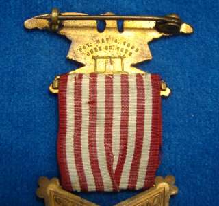 Beautifully Designed G.A.R. Membership Medal With Pin and Flag Ribbon 