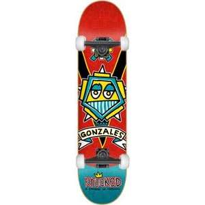 com Krooked Gonz Krest Complete Skateboard   8.06 w/Mini Logo Wheels 