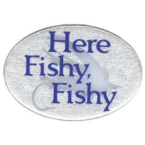  Knockout 674 Here Fishy Fishy Plastic Hitch Cover 