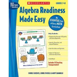  Algebra Readiness Made Easy Gr 7 8