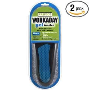  Profoot Workaday Gel Insoles, 2 Insoles per Pack Health 