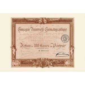  Vintage Art Compagnie Universelle Cinematographique 