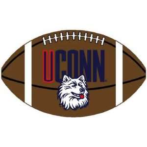  Logo Rugs University of Connecticut Huskies (UConn) Large Football 